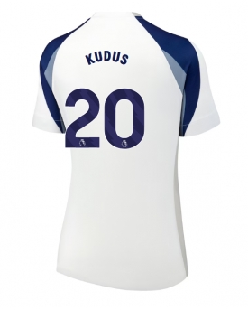 Billige Fotballdrakt Tottenham Hotspur Mohammed Kudus #20 Replika Hjemmedrakt Dame 2025-26 Kortermet Billige Fotballdrakt Tottenham Hotspur Mohammed Kudus #20 Replika Hjemmedrakt Dame 2025-26 Kortermet